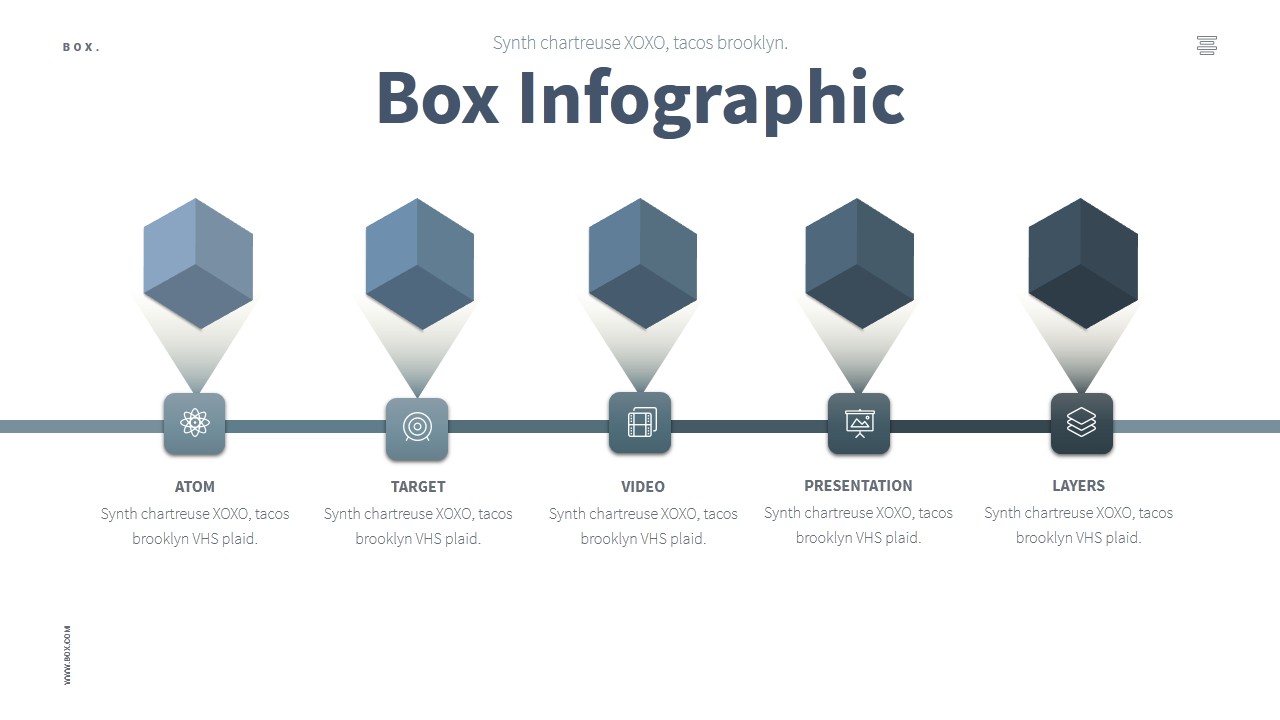 presentation box template